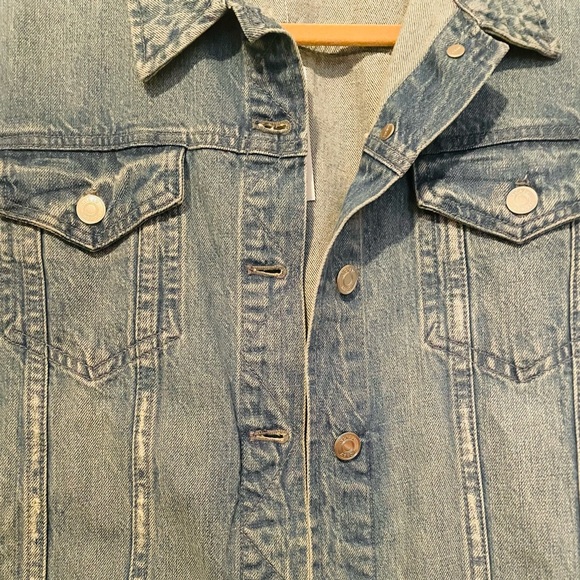 J Crew Classic Denim Jacket In Brilliant Day - Picture 2 of 4